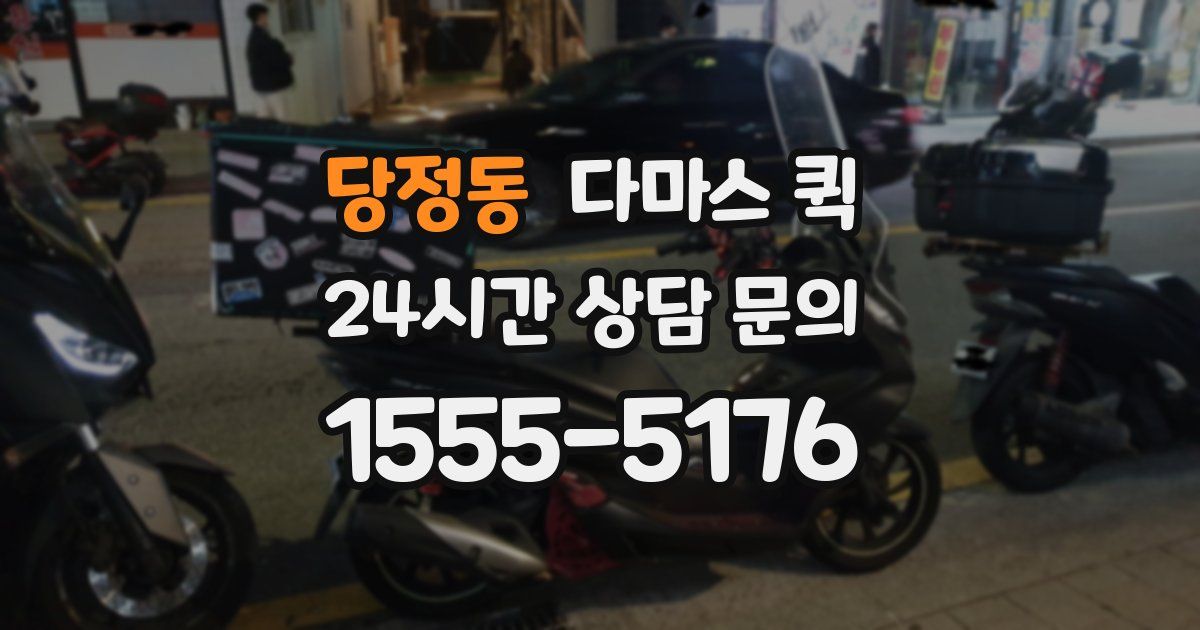 당정동 다마스 퀵