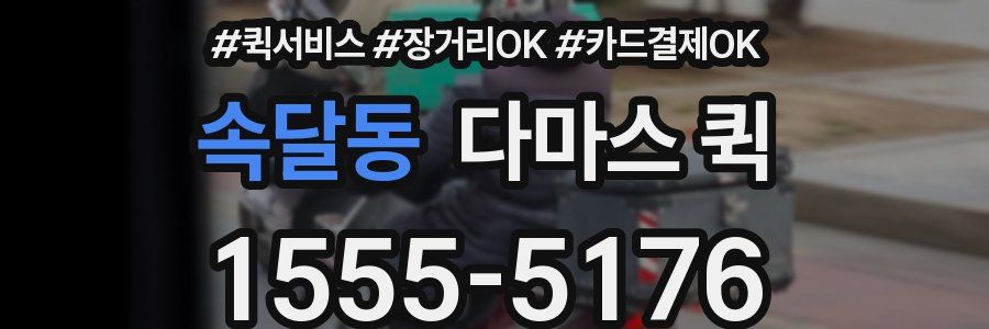 속달동 다마스 퀵