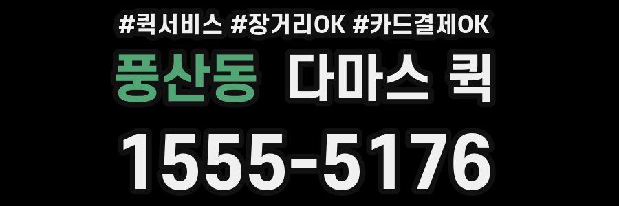 풍산동 다마스 퀵