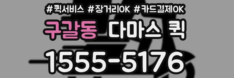 구갈동 다마스 퀵