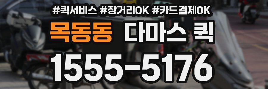 목동동 다마스 퀵
