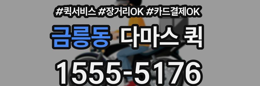 금릉동 다마스 퀵