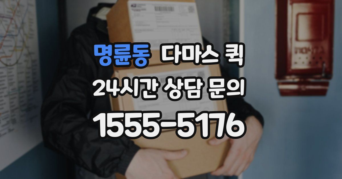 명륜동 다마스 퀵