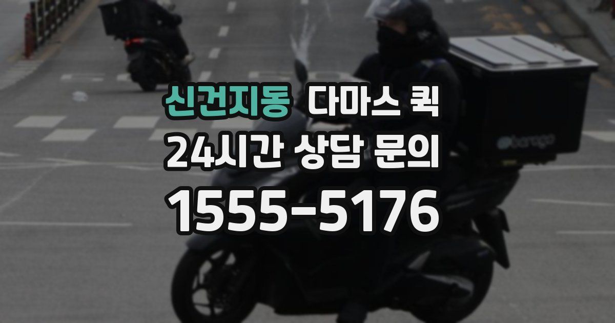 신건지동 다마스 퀵