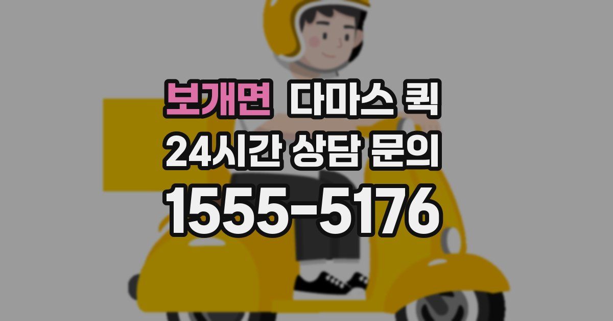 보개면 다마스 퀵