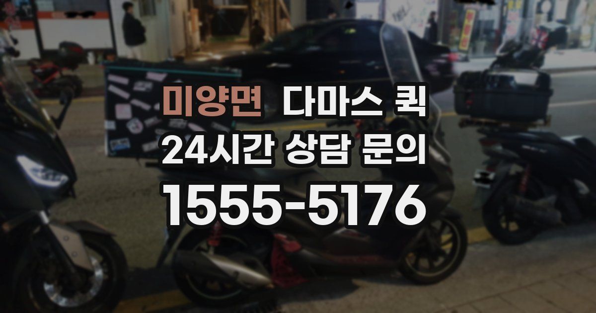 미양면 다마스 퀵