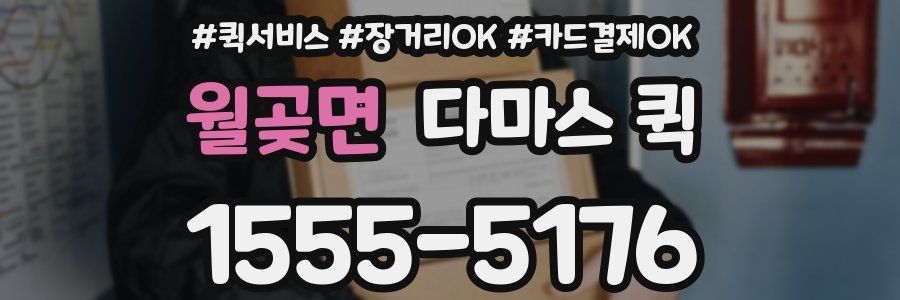 월곶면 다마스 퀵
