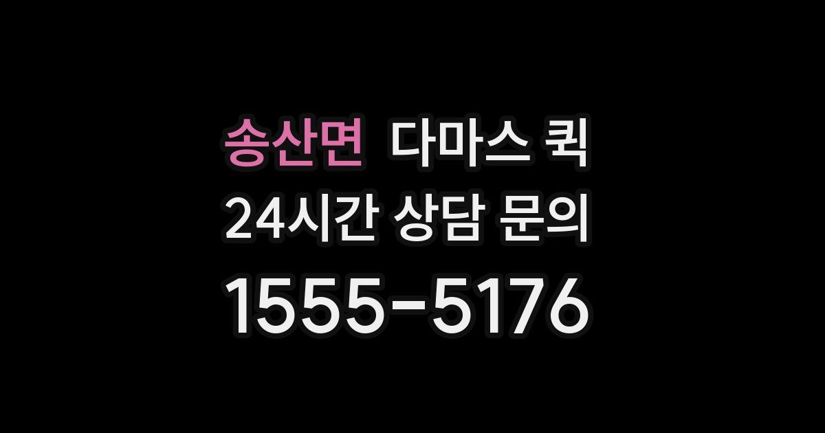 송산면 다마스 퀵