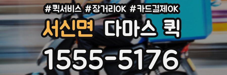 서신면 다마스 퀵