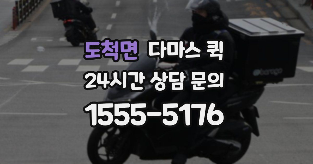 도척면 다마스 퀵