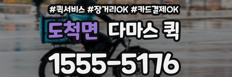 도척면 다마스 퀵