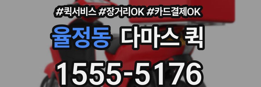 율정동 다마스 퀵