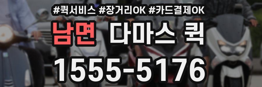 남면 다마스 퀵