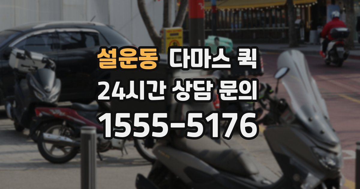 설운동 다마스 퀵