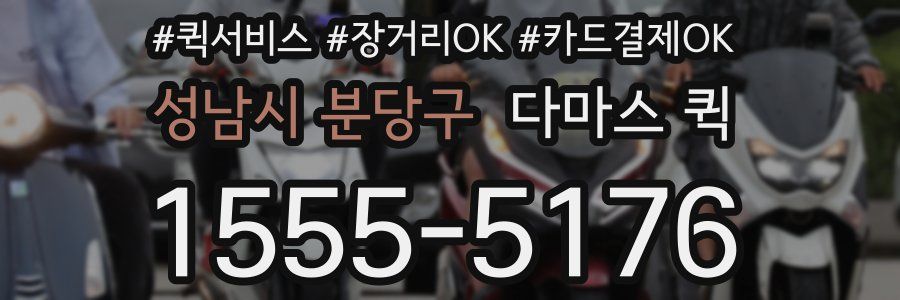 성남시 분당구 다마스 퀵