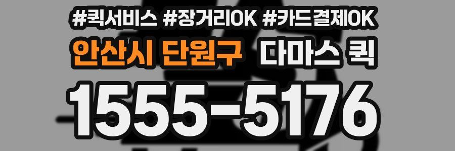 안산시 단원구 다마스 퀵