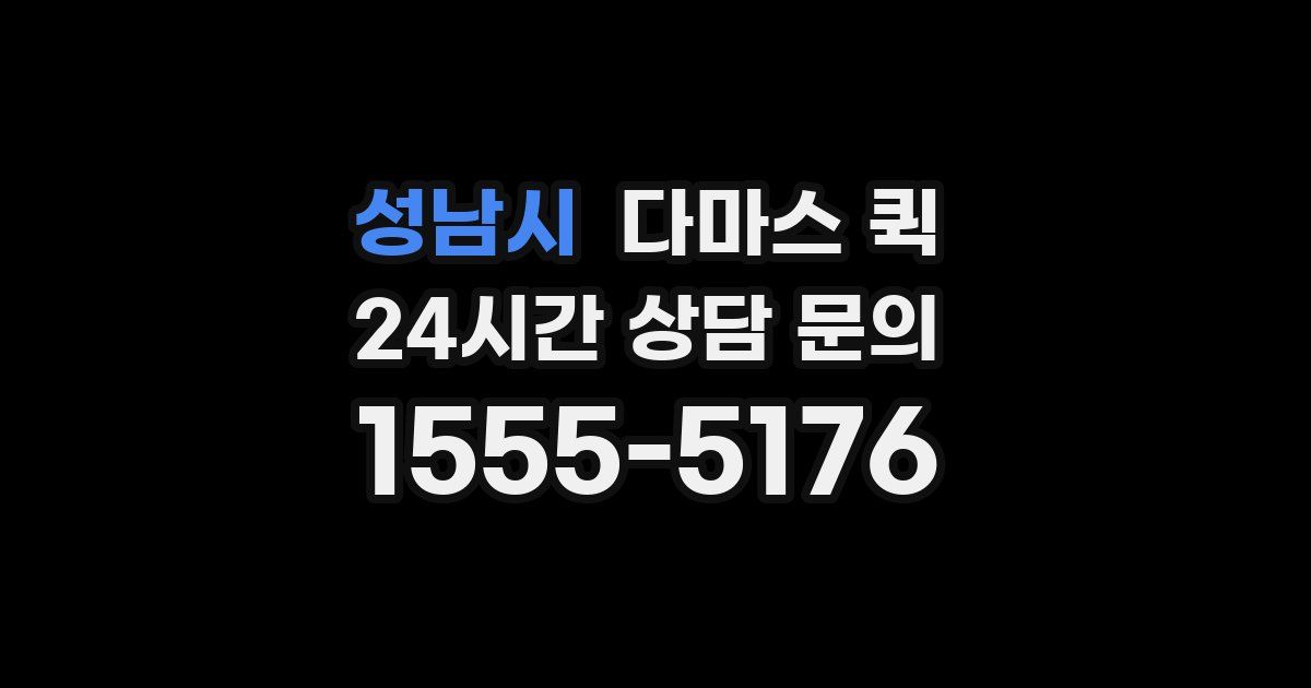 성남시 다마스 퀵