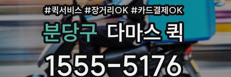 분당구 다마스 퀵