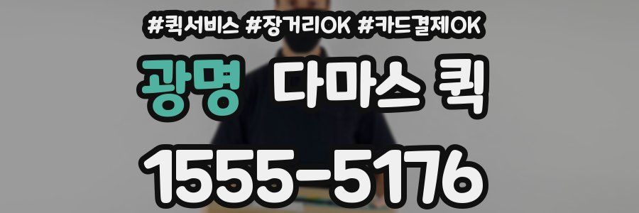 광명 다마스 퀵