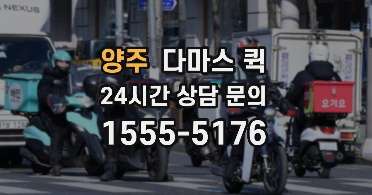 양주 다마스 퀵
