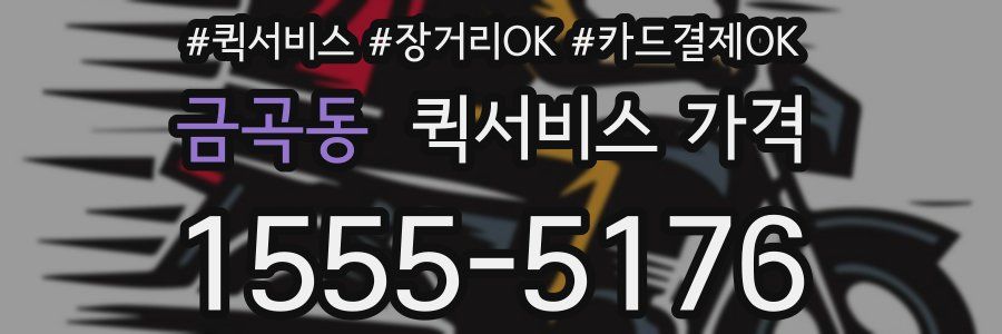 금곡동 퀵서비스 가격