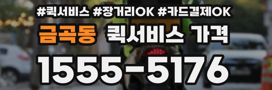 금곡동 퀵서비스 가격