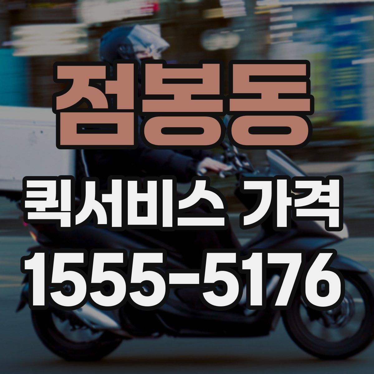 점봉동 퀵서비스 가격 산정에 자주 반영되는 조건