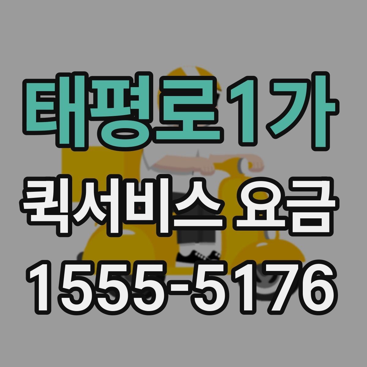 태평로1가 퀵서비스 요금 이동 거리 외 추가 요소 정리