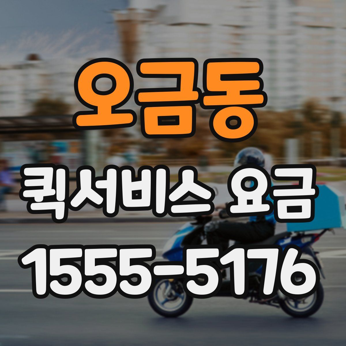 오금동 퀵서비스 요금