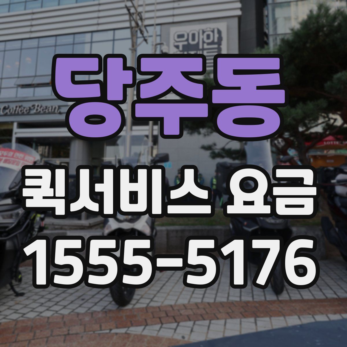 당주동 퀵서비스 요금