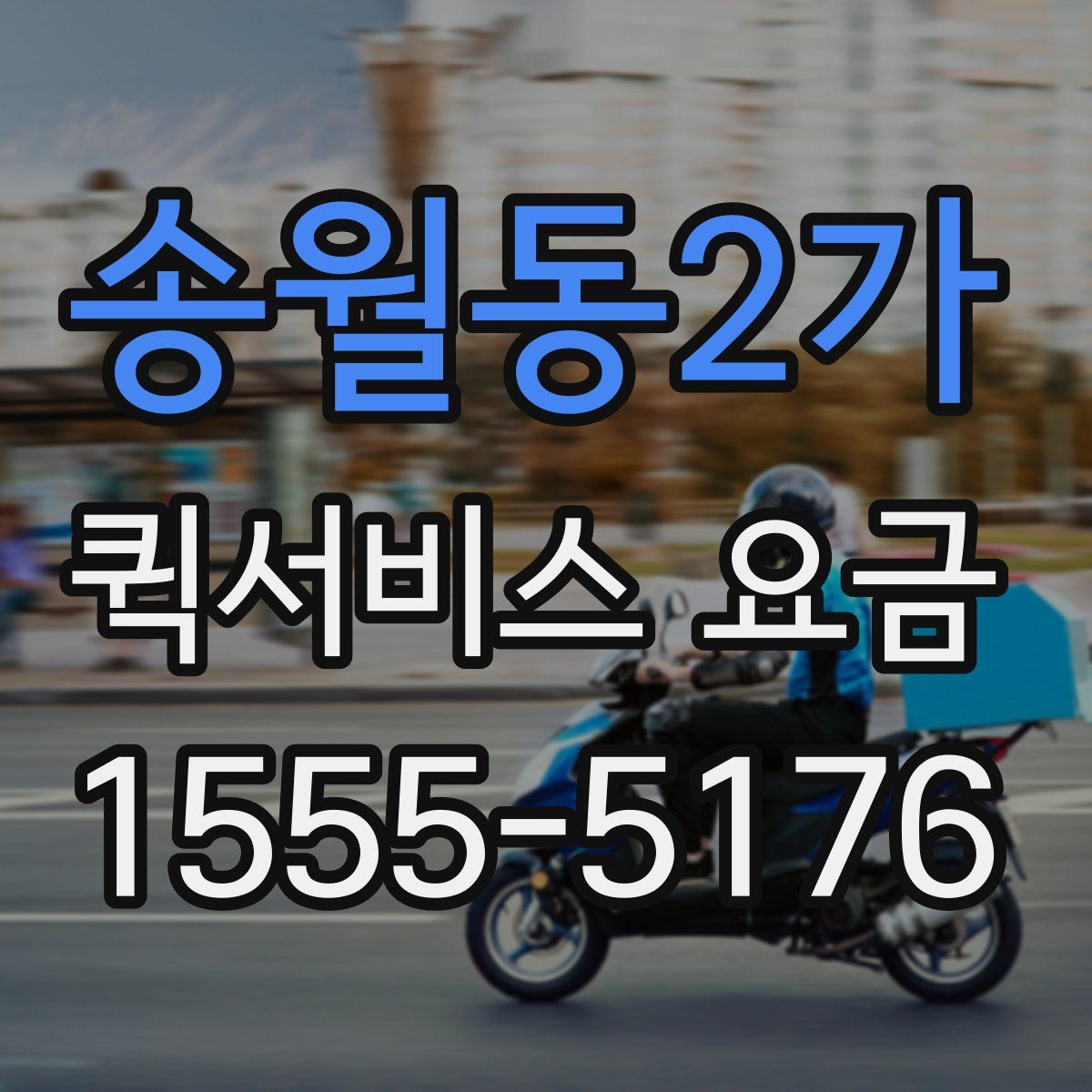 송월동2가 퀵서비스 요금