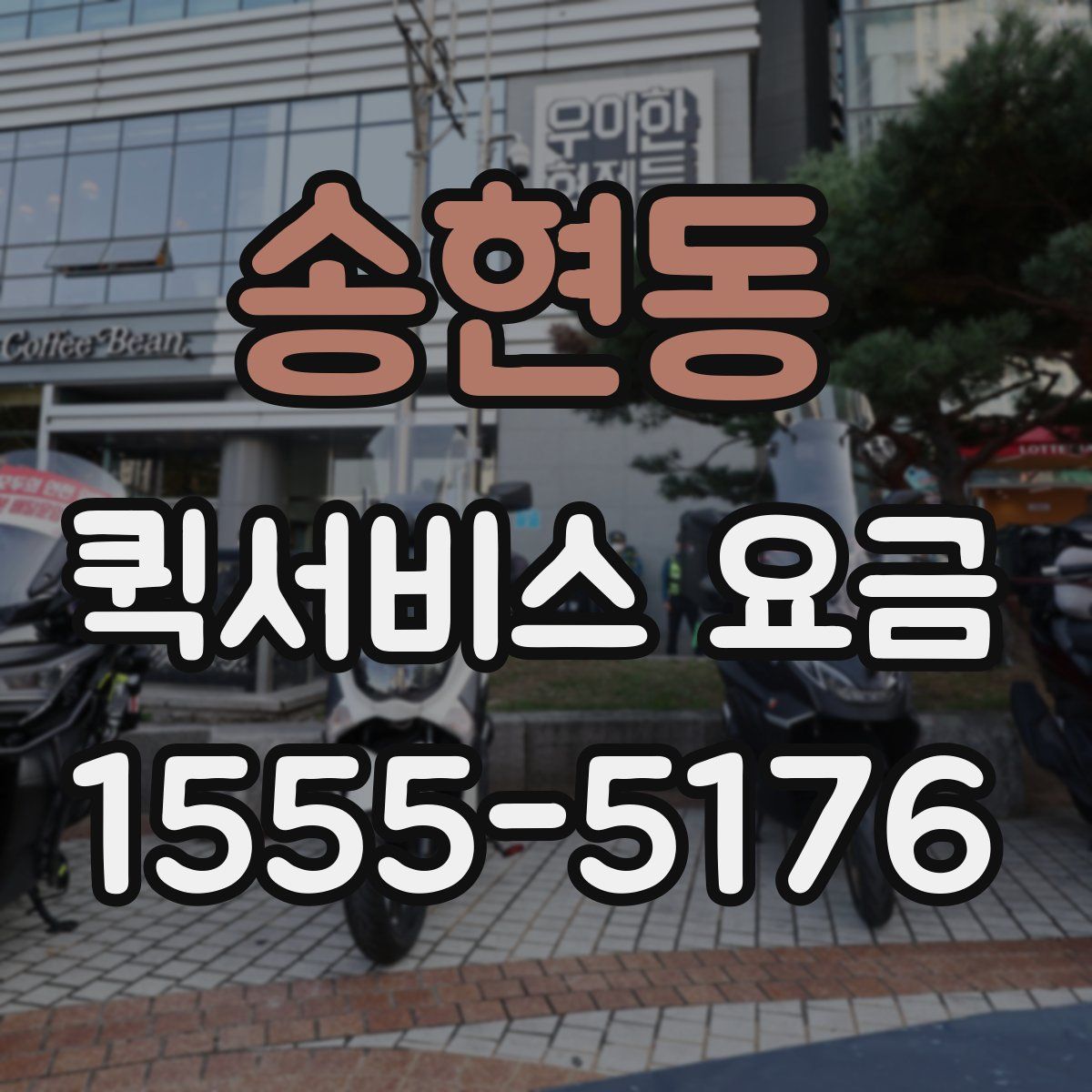 송현동 퀵서비스 요금