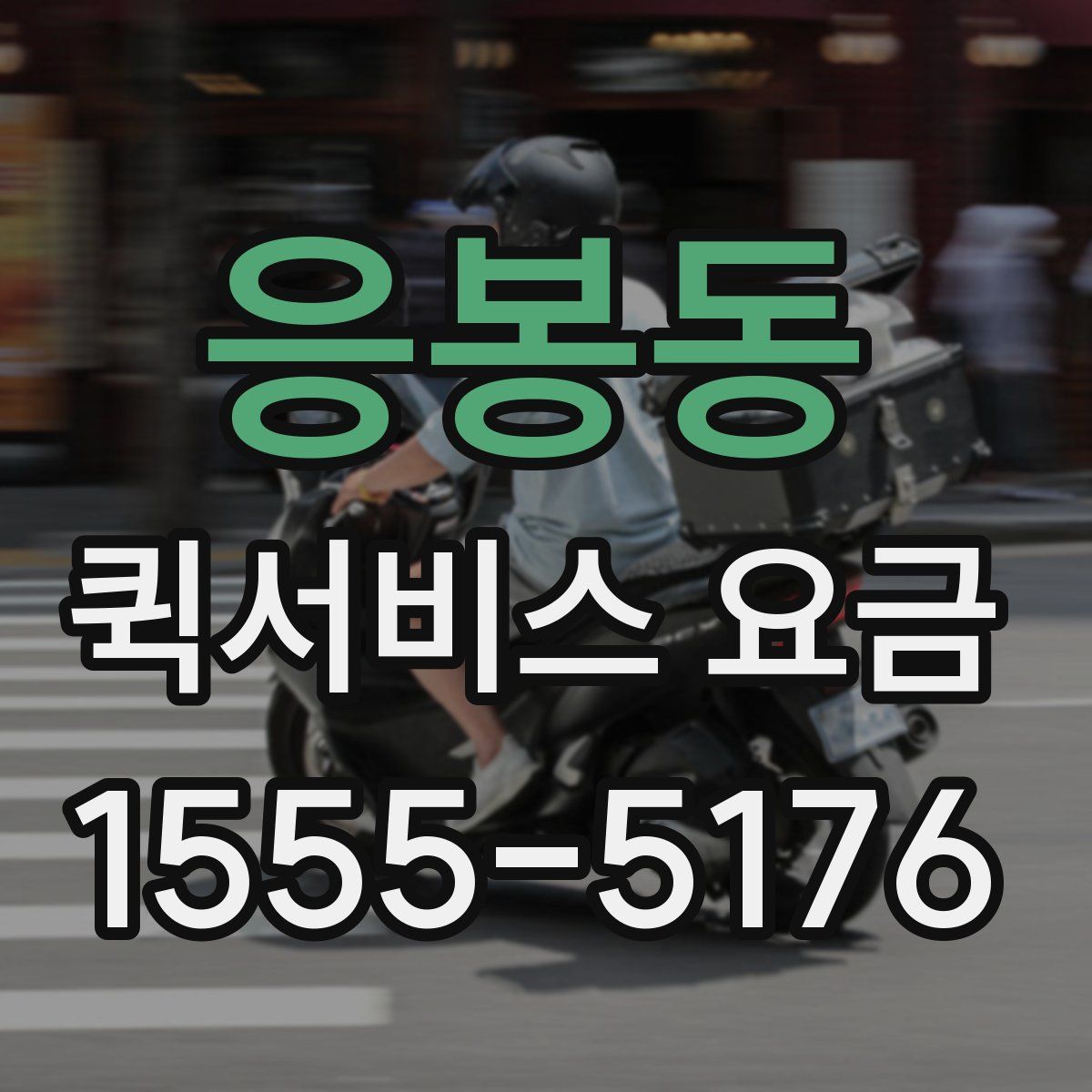 응봉동 퀵서비스 요금