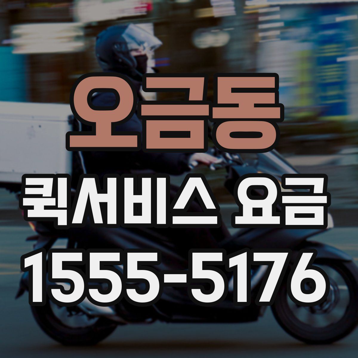오금동 퀵서비스 요금