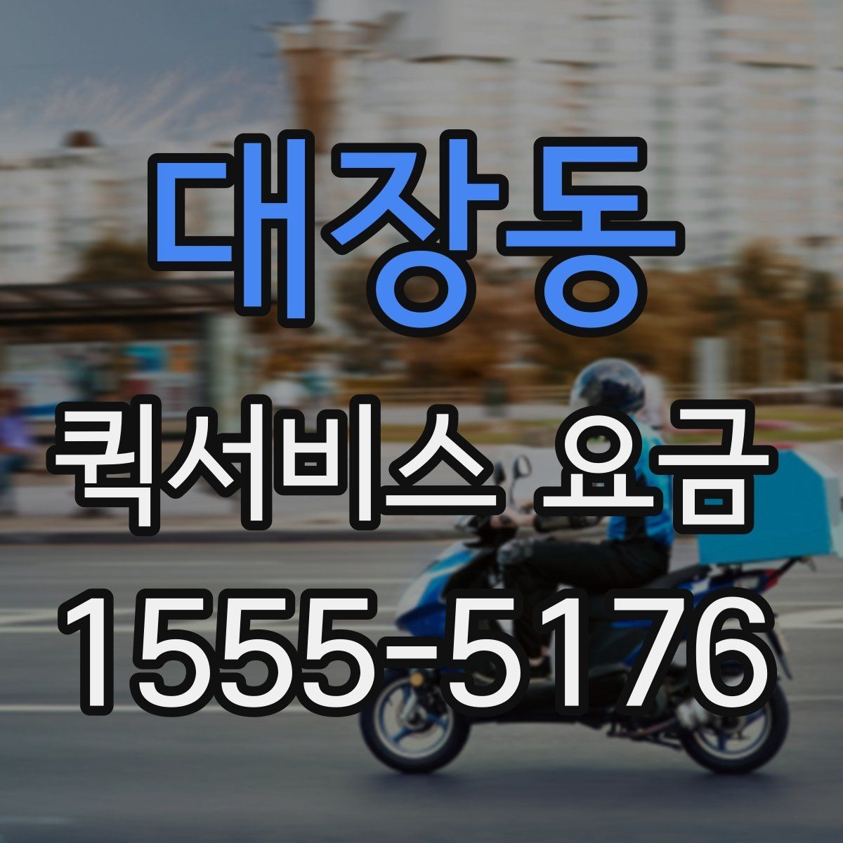 대장동 퀵서비스 요금 운송 시간과 거리의 상관관계
