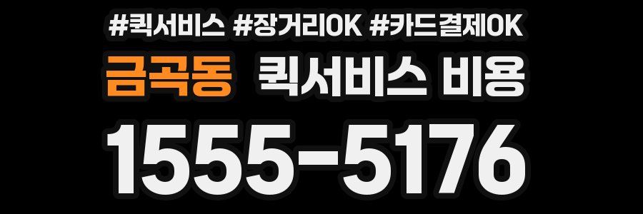 금곡동 퀵서비스 비용