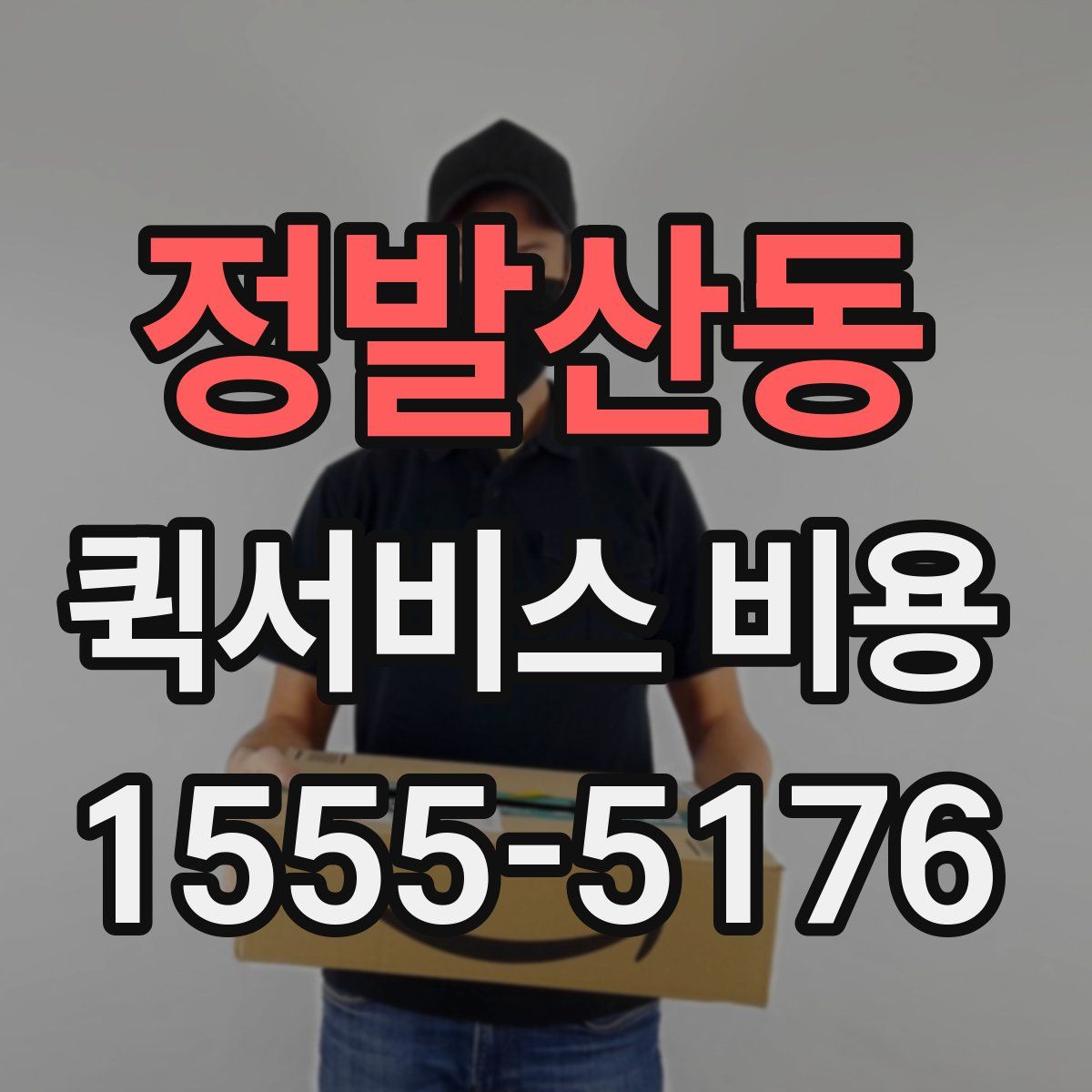 정발산동 퀵서비스 비용