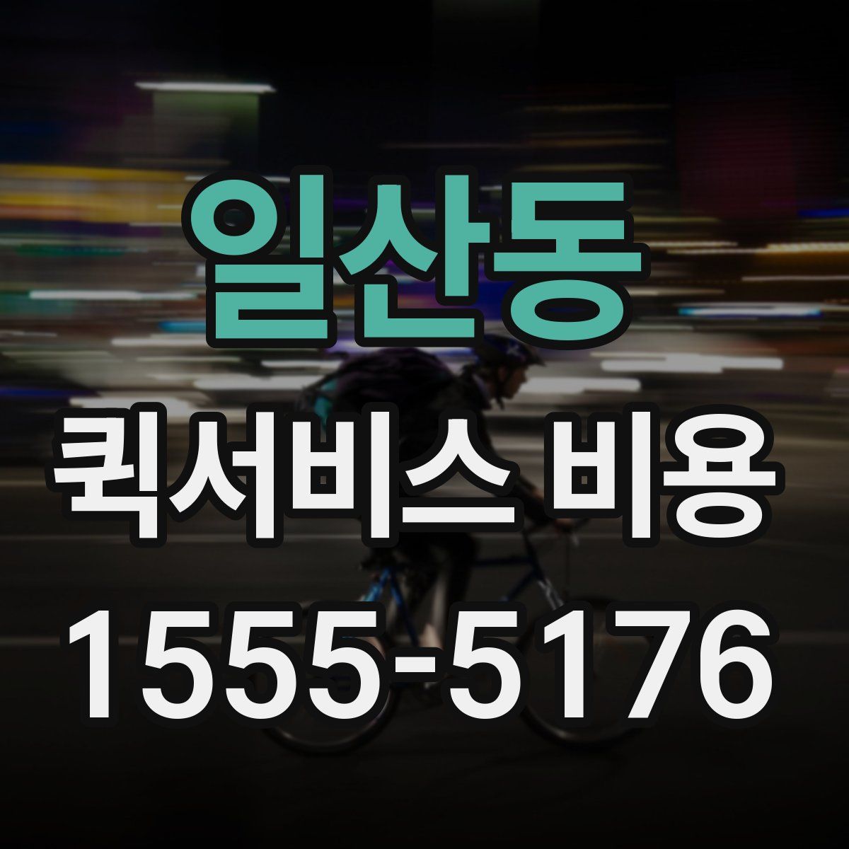 일산동 퀵서비스 비용