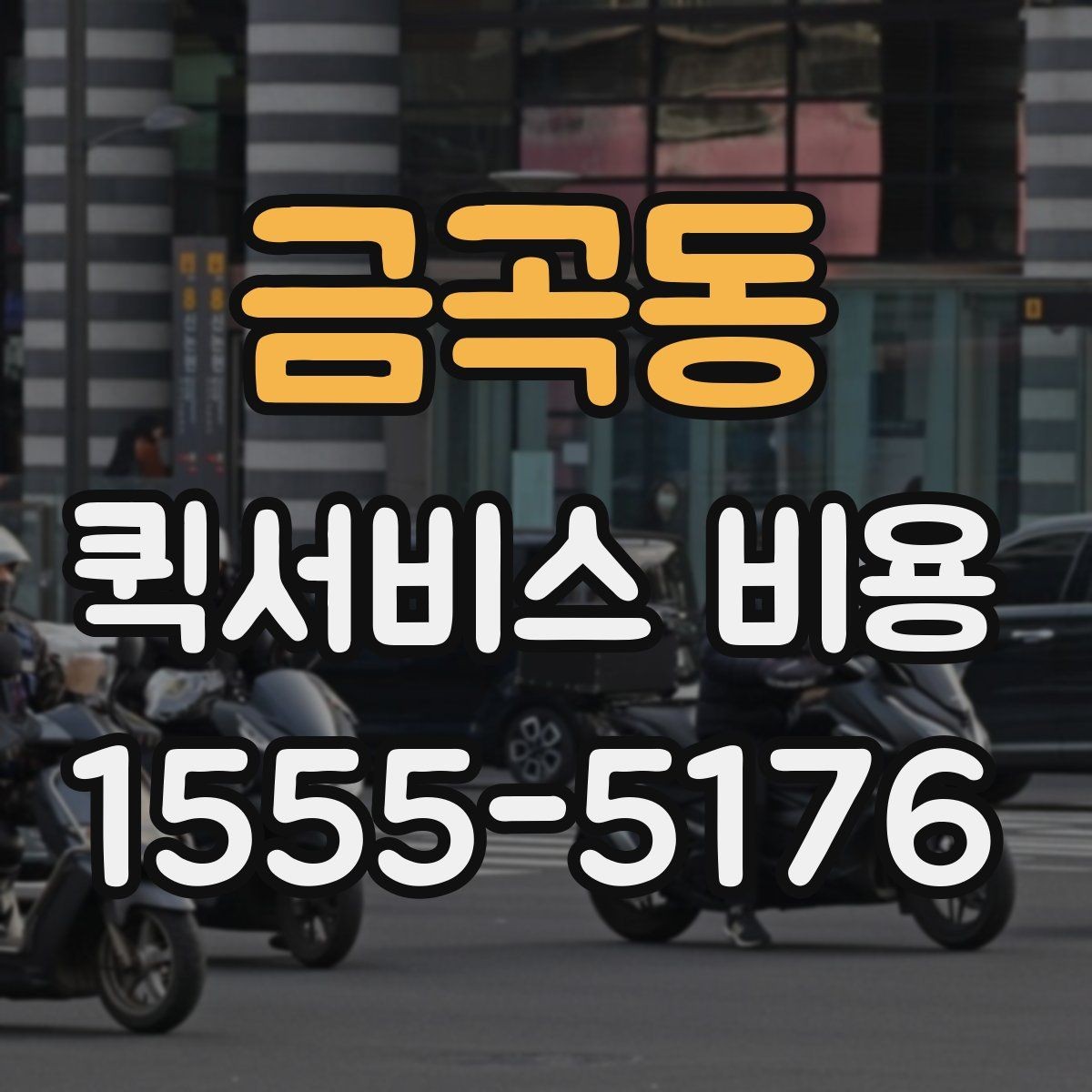 금곡동 퀵서비스 비용 산정 시 자주 나오는 항목