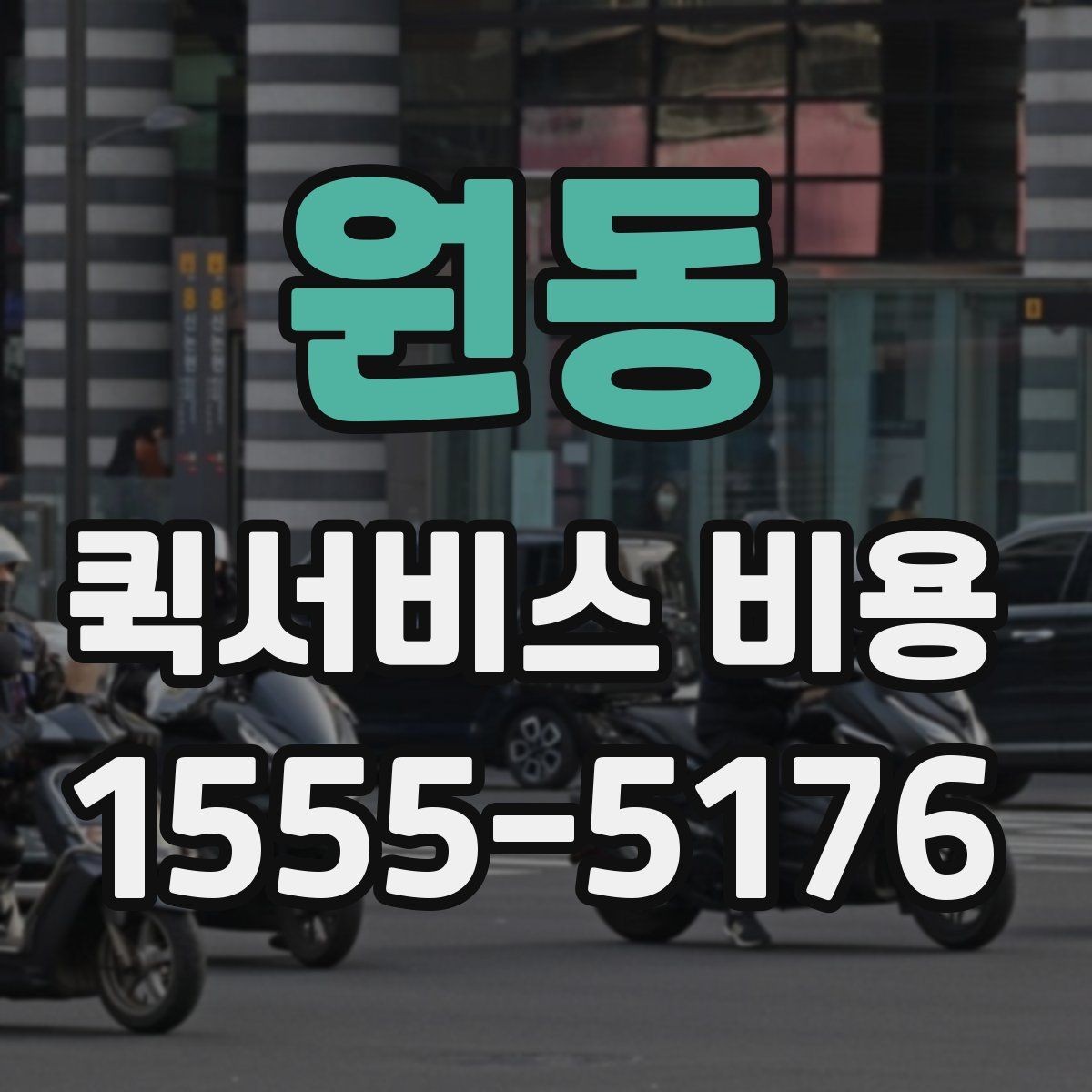 원동 퀵서비스 비용 비교할 때 업체 상담 포인트