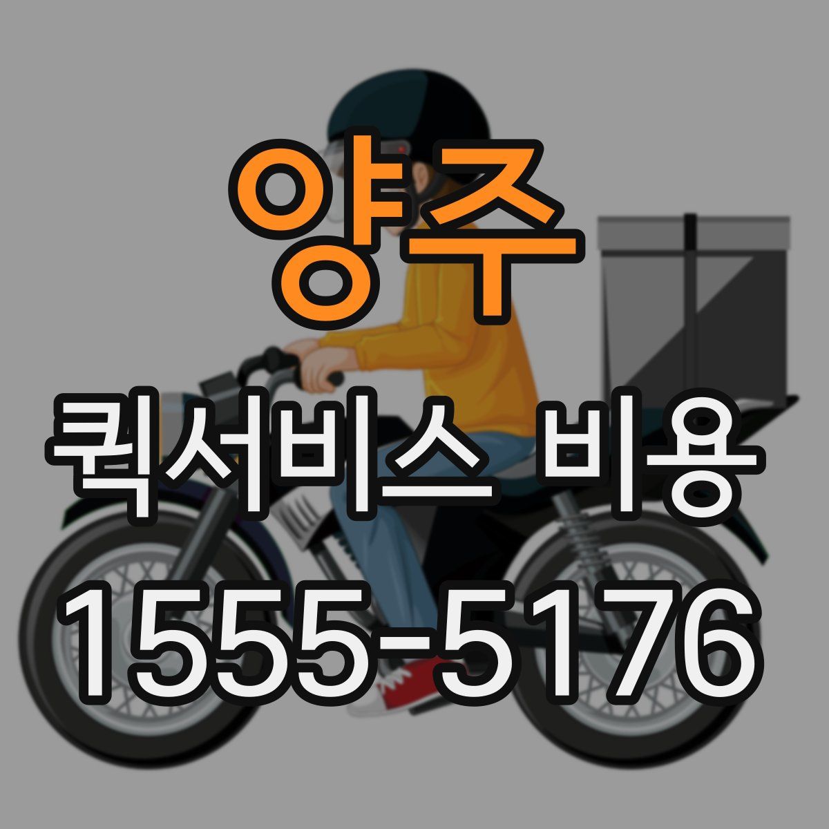 양주 퀵서비스 비용