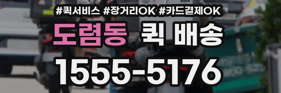 도렴동 퀵 배송