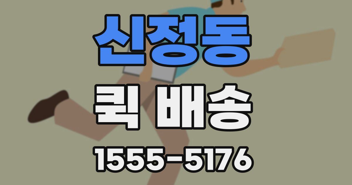 신정동 퀵 배송