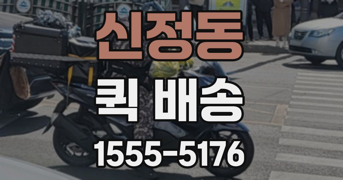 신정동 퀵 배송