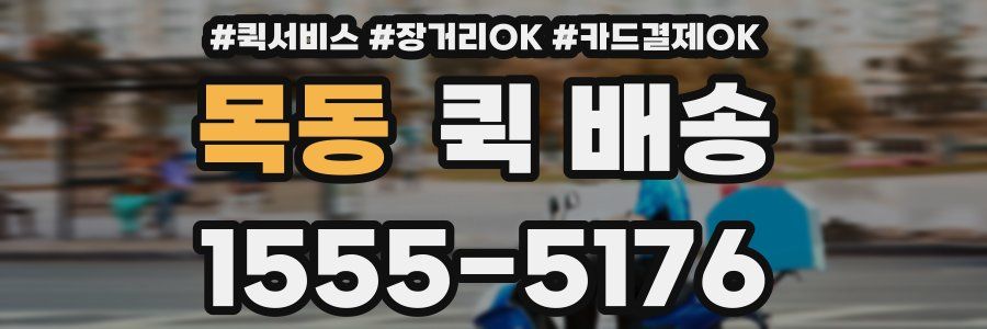 목동 퀵 배송