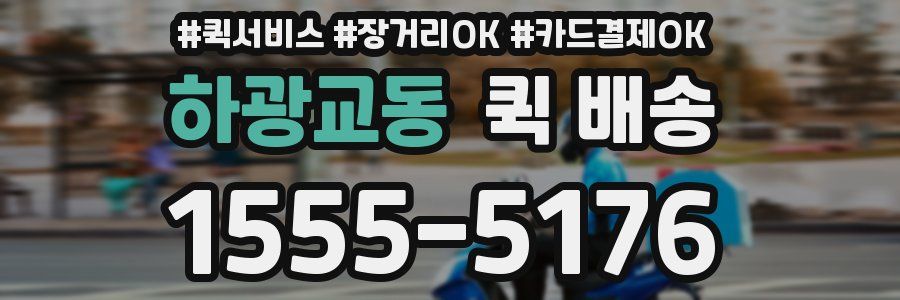 하광교동 퀵 배송