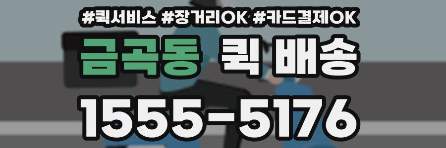 금곡동 퀵 배송