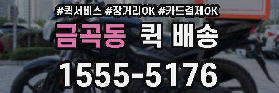금곡동 퀵 배송