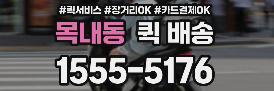 목내동 퀵 배송