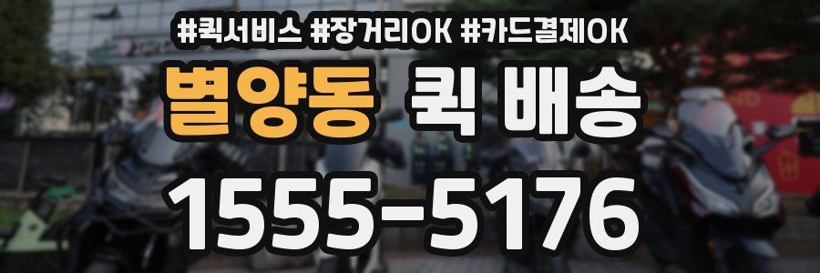 별양동 퀵 배송